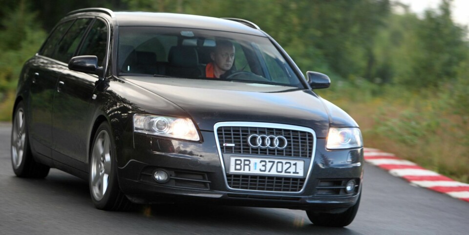 GOD: Audi A6 scorer ikke så høyt som Volvo V70, men anses likevel som et generelt godt bruktbilkjøp.