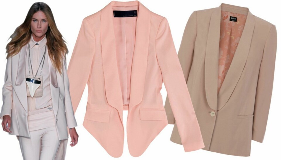 BLAZER: Blazer i pastell er en sikker investering i vår.