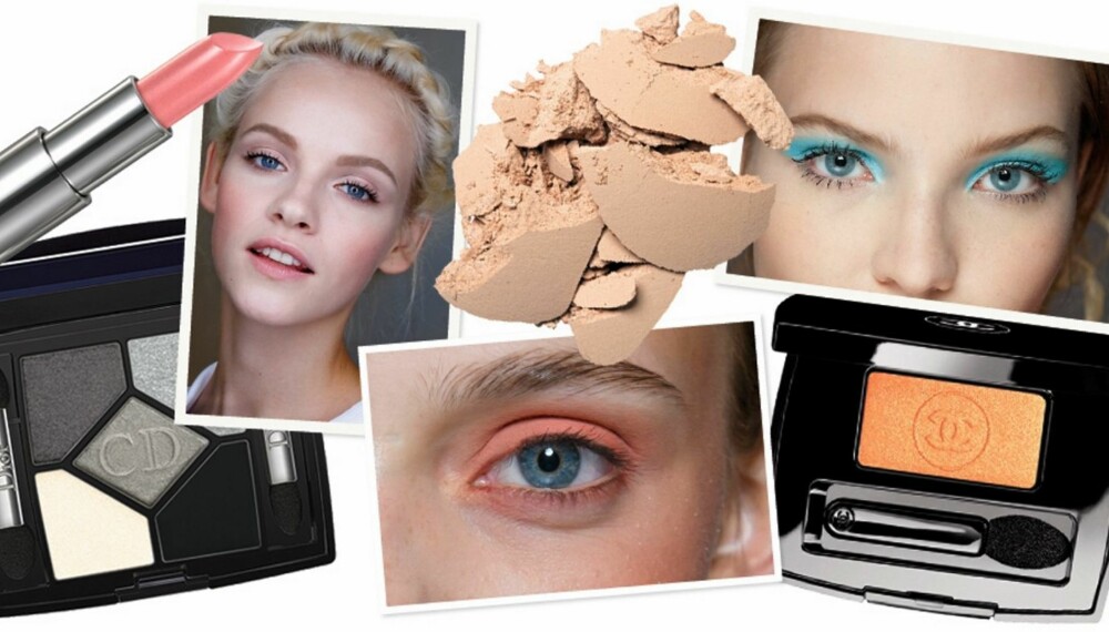 SKJØNN VÅR: Se hvilke produkter du trenger for å få vårens mest trendy makeup. Foto: Catwalkpix/produsenten