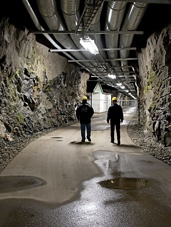 En 270 meter lang tunnel fører inn til det aller helligste i Himdalen.