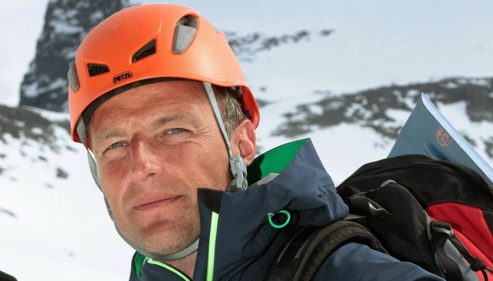PÅ FJELLET: Tom Stiansen tenker mye på familien når han er ute og reiser i forbindelse med innspillingene av «71° nord».