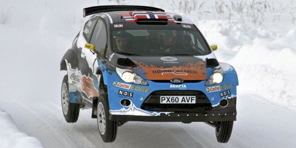MESTER: Mads Østberg i Ford Fiesta WRC fikk sitt WRC-gjennombrudd i fjor. Foto: Peter Ocsay