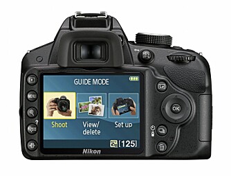 GUIDE: Nikon har lagt seg i sælene for å gjøre D3200 så brukervennlig som mulig. Med Guide-modusen får du en enkel veiledning for forskjellige scenarioer.