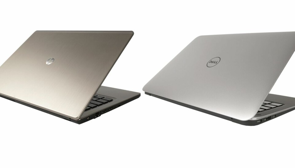 DUELL: Ultrabooks er morgendagens PC-type. De er tynne, lette, har lang batterilevetid og bra ytelse. Vi har testet to 13-tommere fra Dell og HP.