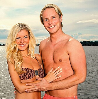 TV-PAR: Petter og Mari hadde sin egen realityserie på TV 2 Bliss. Her mens lykken fortsatt smilte til paret.