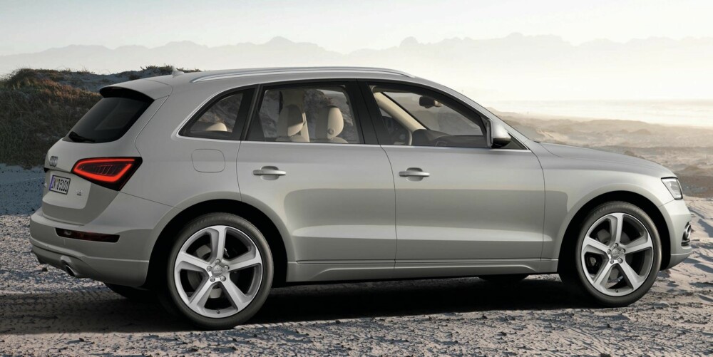 SOMMERBIL: Oppgraderte Audi Q5 er ventet i løpet av sommeren. Foto: Audi