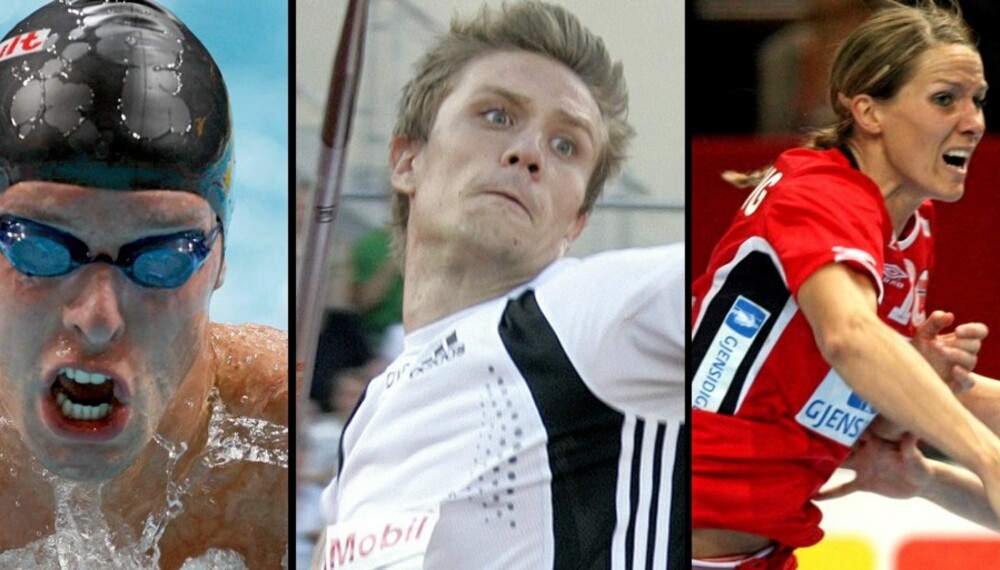 MEDALJEKANDIDATER: Alexander Dale Oen, Andreas Thorkildsen og håndballjentene er blant Norges største håp til å ta medalje i OL i Beijing.
