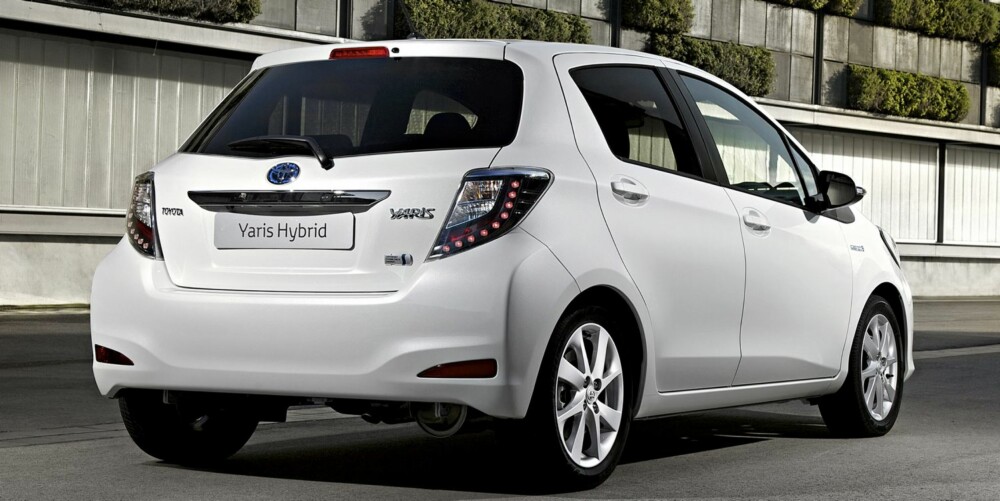 GJERRIG: Yaris Hybrid skal greie et forbruk på 0,35 liter per mil ved blandet kjøring, med et CO2-utslipp på 79 g/km. FOTO: Toyota