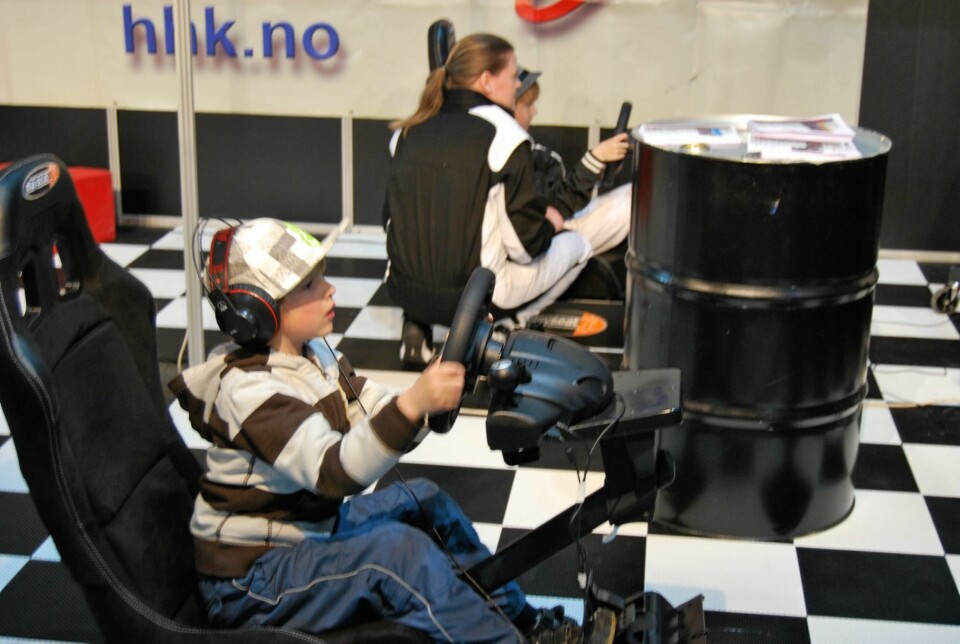 Gocart var et veldig populært spill for både store og små.