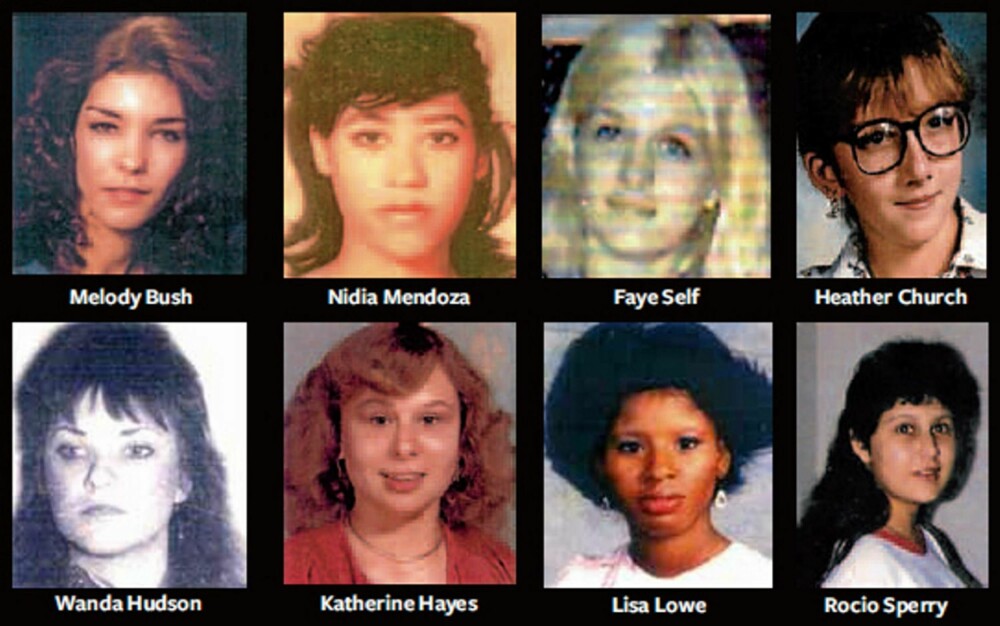 Her er noen av kvinnene som måtte bøte med livet for Robert Brownes ugjerninger.