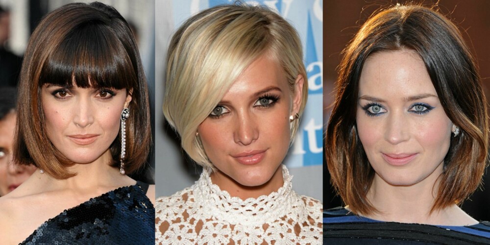 BOB: Bob-klippen holder stadig stand blant kvinner både her hjemme og i resten av verden. Den kan varieres i det nesten uendelige. Rose Byrne klippet nylig sine lange lokker til fordel for bob med tung lugg. Ashley Simpson har en kort blond bob, mens Emily Blunt går for naturlig fall på sin halvlange bob. BOB: Bob-klippen holder stadig stand blant kvinner både her hjemme og i resten av verden. Den kan varieres i det nesten uendelige. Rose Byrne klippet nylig sine lange lokker til fordel for bob med tung lugg. Ashley Simpson har en kort blond bob, mens Emily Blunt går for naturlig fall på sin halvlange bob.