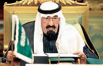 Saudi-Arabias kong Saud er i CIAs klør, ifølge Perkins.