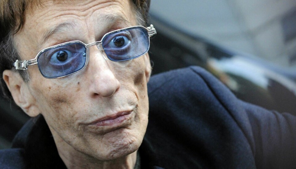 DØD DISCOKONGE: Bee Gees-stjernen Robin Gibb måtte denne helgen gi tapt for kreften.