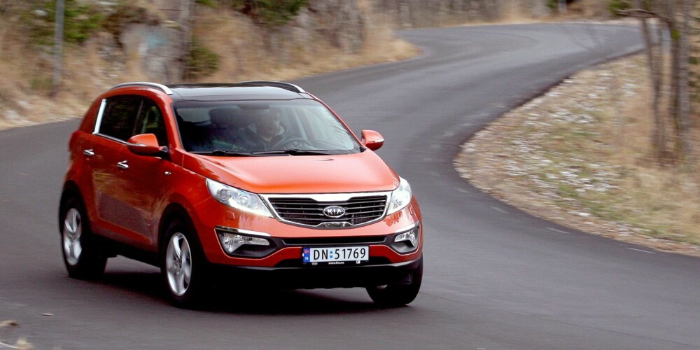 BILLIGMERKE: Kias modeller har en lav snittpris, og Sportage kan du få med 2WD helt ned i 250 000 kroner. FOTO: Egil Nordlien, HM Foto BILLIGMERKE: Kias modeller har en lav snittpris, og Sportage kan du få med 2WD helt ned i 250 000 kroner. FOTO: Egil Nordlien, HM Foto