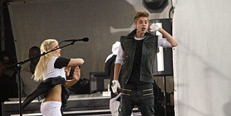 OSLO-MØTE: Fredrik Skavlan møtte Justin Bieber i mai. Her fra konserten i Oslo.