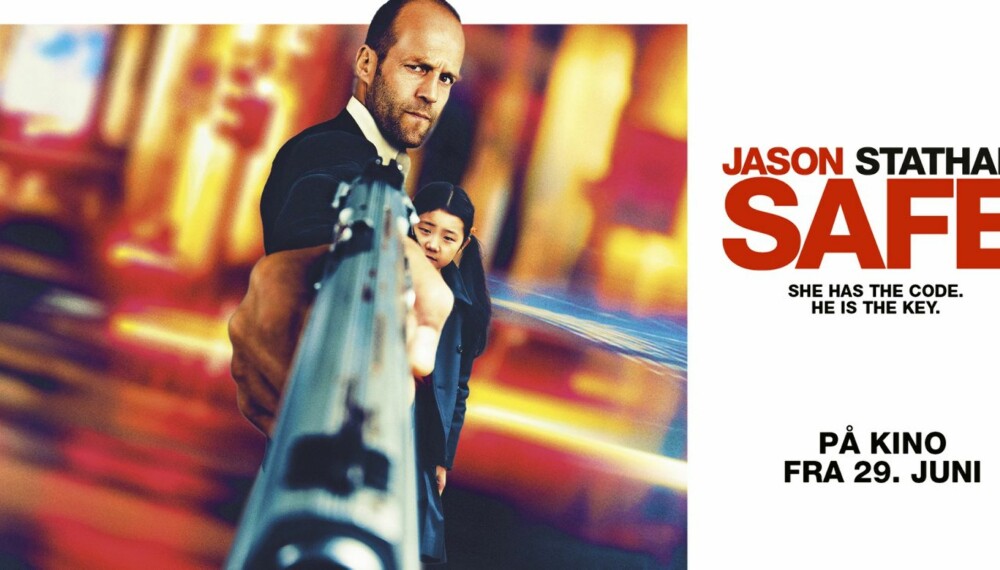 KINOKLAR: Jason Statham spiller hovedrollen i actionfilmen «Safe». Filmen har norgespremiere fredag 29. juni.