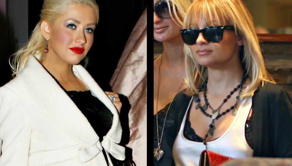 Christina Aguilera og Nicole Richie