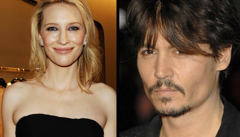 Cate Blanchett og Johnny Depp Cate Blanchett og Johnny Depp