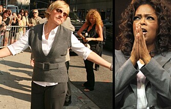 Ellen DeGeneres og Oprah Winfrey