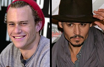 Heath Ledger og Johnny Depp