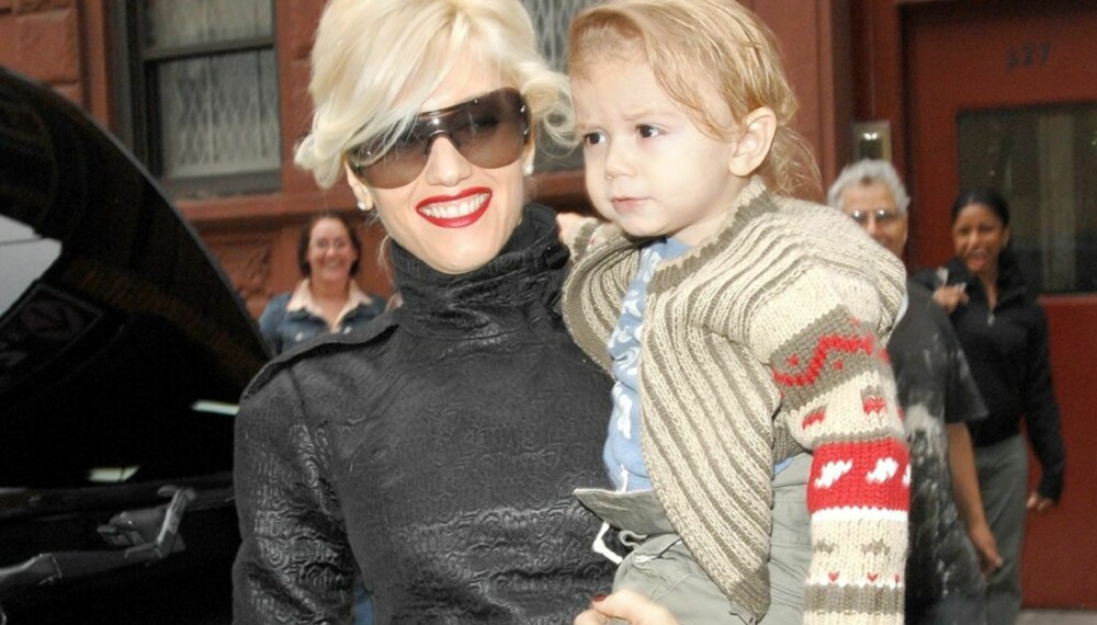 Gwen Stefani og sønnen Kingston