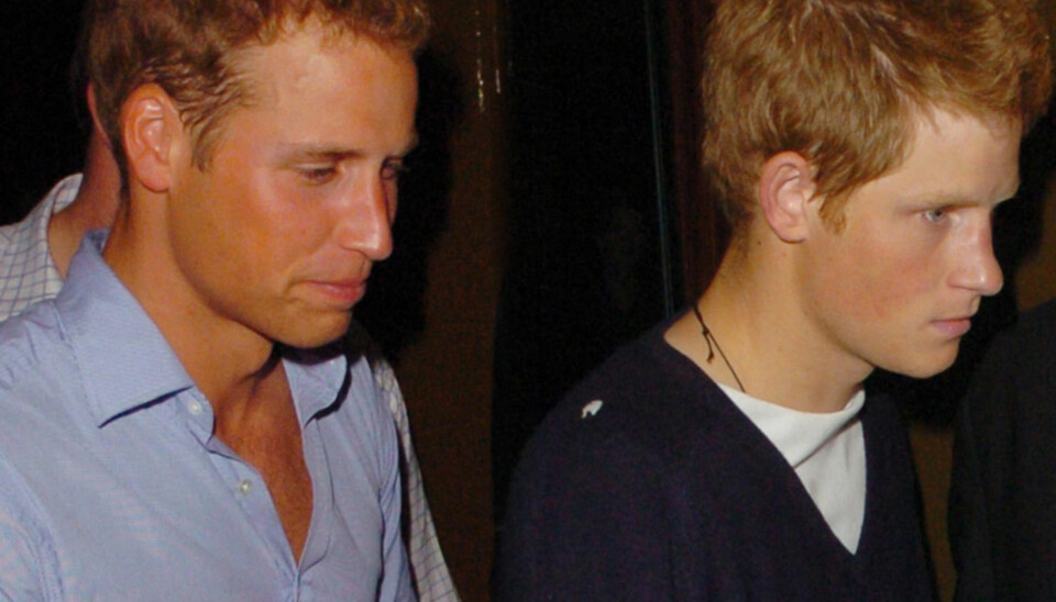 Prins William og prins Harry.