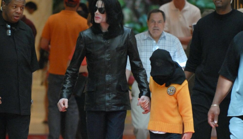 Michael Jackson med datteren Paris Michael Jackson med datteren Paris