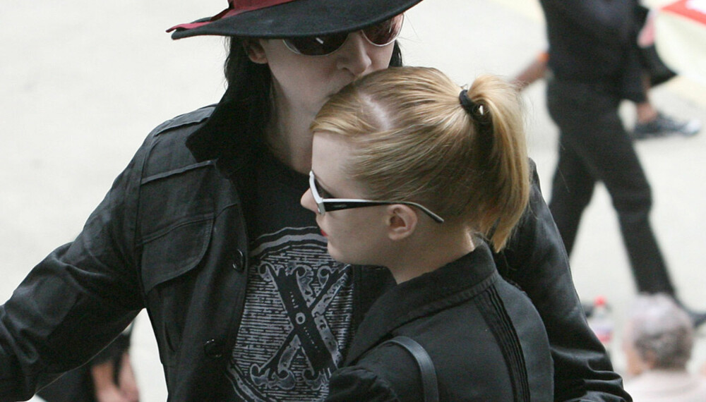 Marilyn Manson og kjæresten Evan Rachel Wood