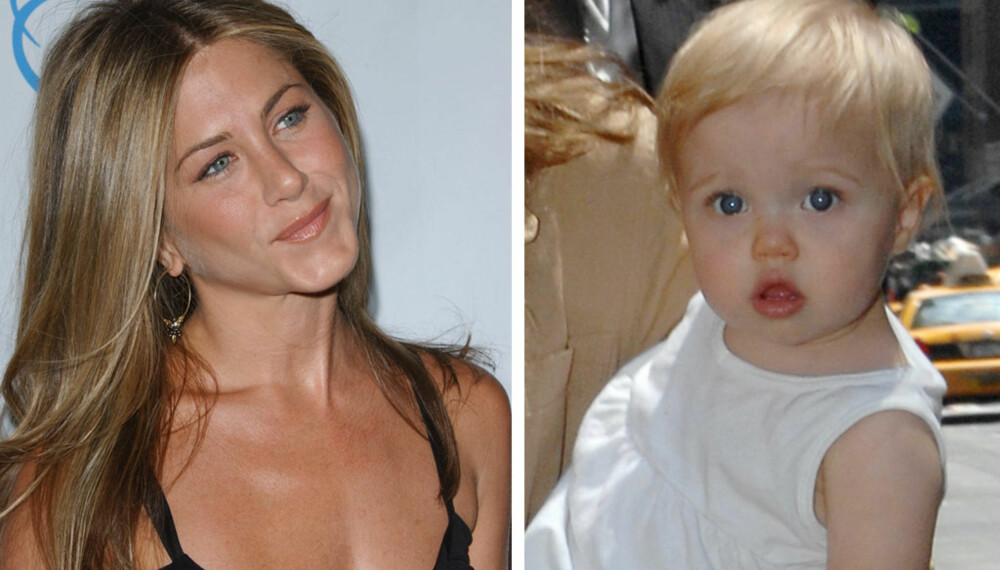 Jennifer Aniston og Brad Pitts datter Shiloh Jennifer Aniston og Brad Pitts datter Shiloh