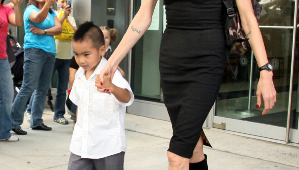 Angelina Jolie og sønnen Maddox
