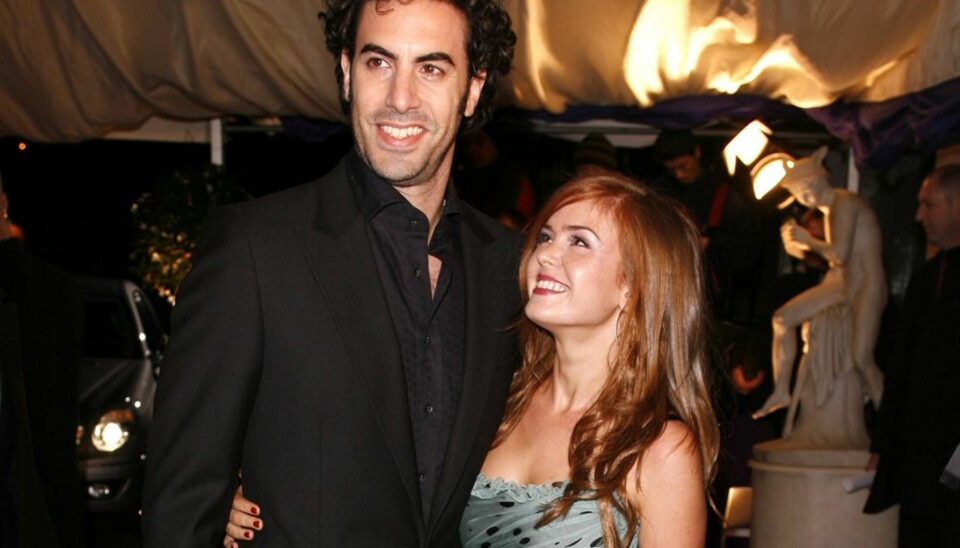 Sacha Baron Cohen og Isla Fisher