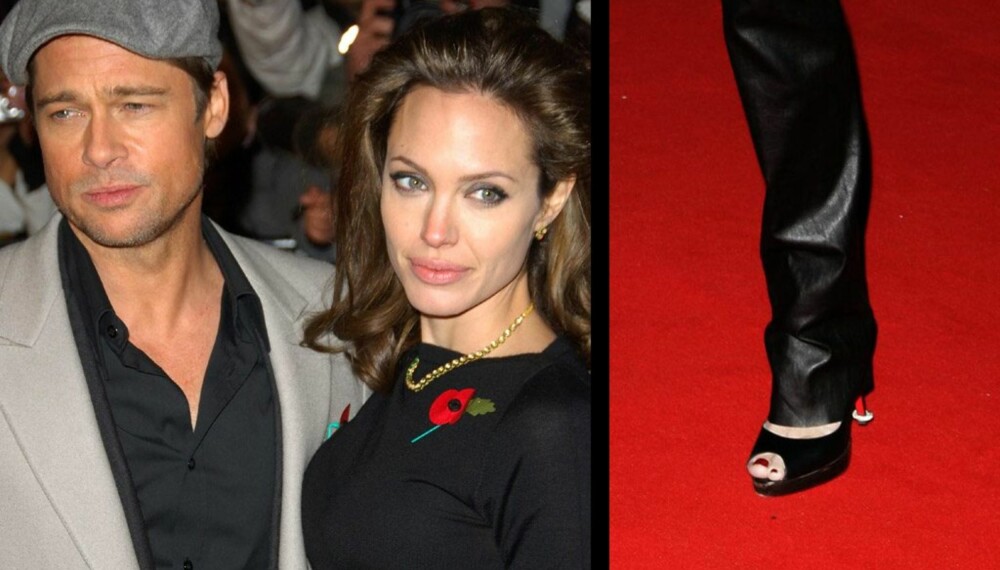Angelina Jolie var lite heldig på den røde løperen
