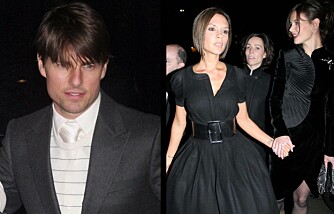 Tom Cruise, Victoria Beckham og Katie Holmes