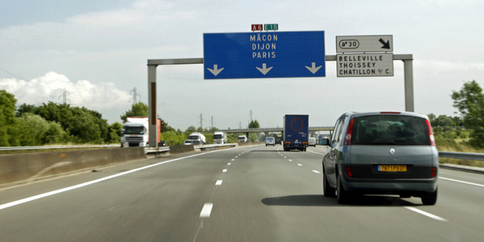 Franskmennene er gode på motorveikjøring, men de er allikevel ikke best.