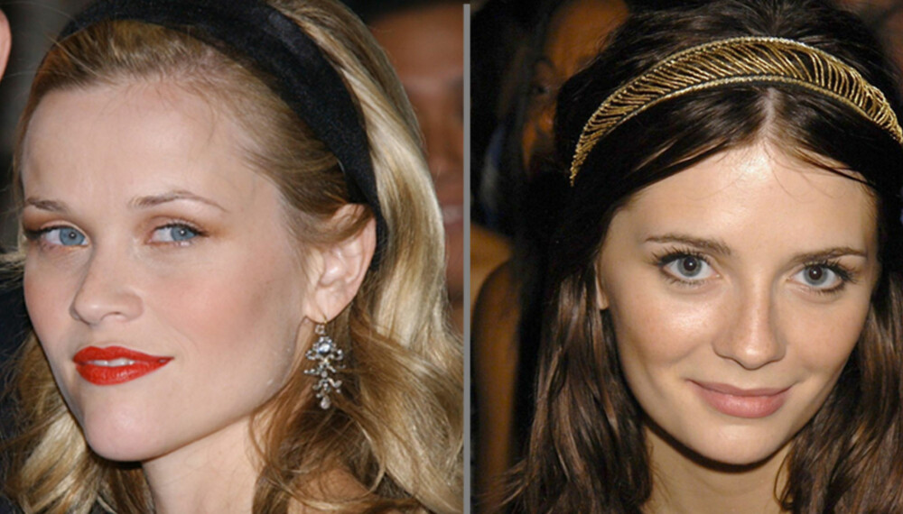Både Reese Witherspoon og Mischa Barton piffer gjerne opp antrekket med et tøft hårbånd.