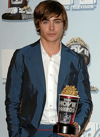 NYDUSJET: Zac så ut til å være nyvaska til MTV Movie Awards tidligere i år.