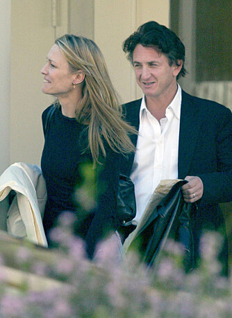 Sean Penn og kona Robin Wright Penn