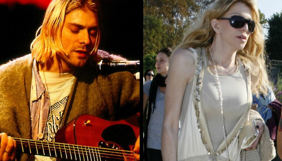 Kurt Cobain og Courtney Love
