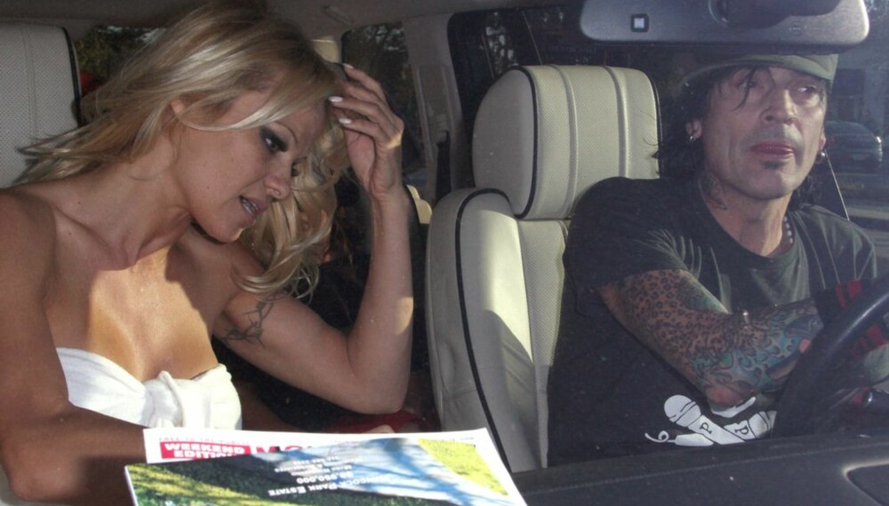 Pamela Anderson og Tommy Lee, første påskedag