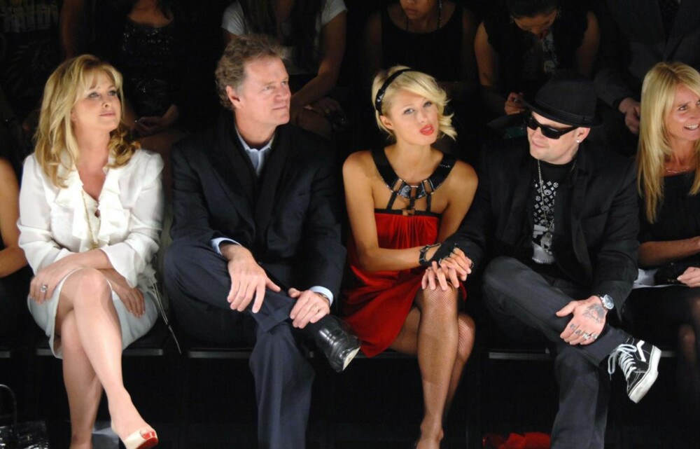 Kathy Hilton, Rick HIlton, Paris Hilton og Benji Madden