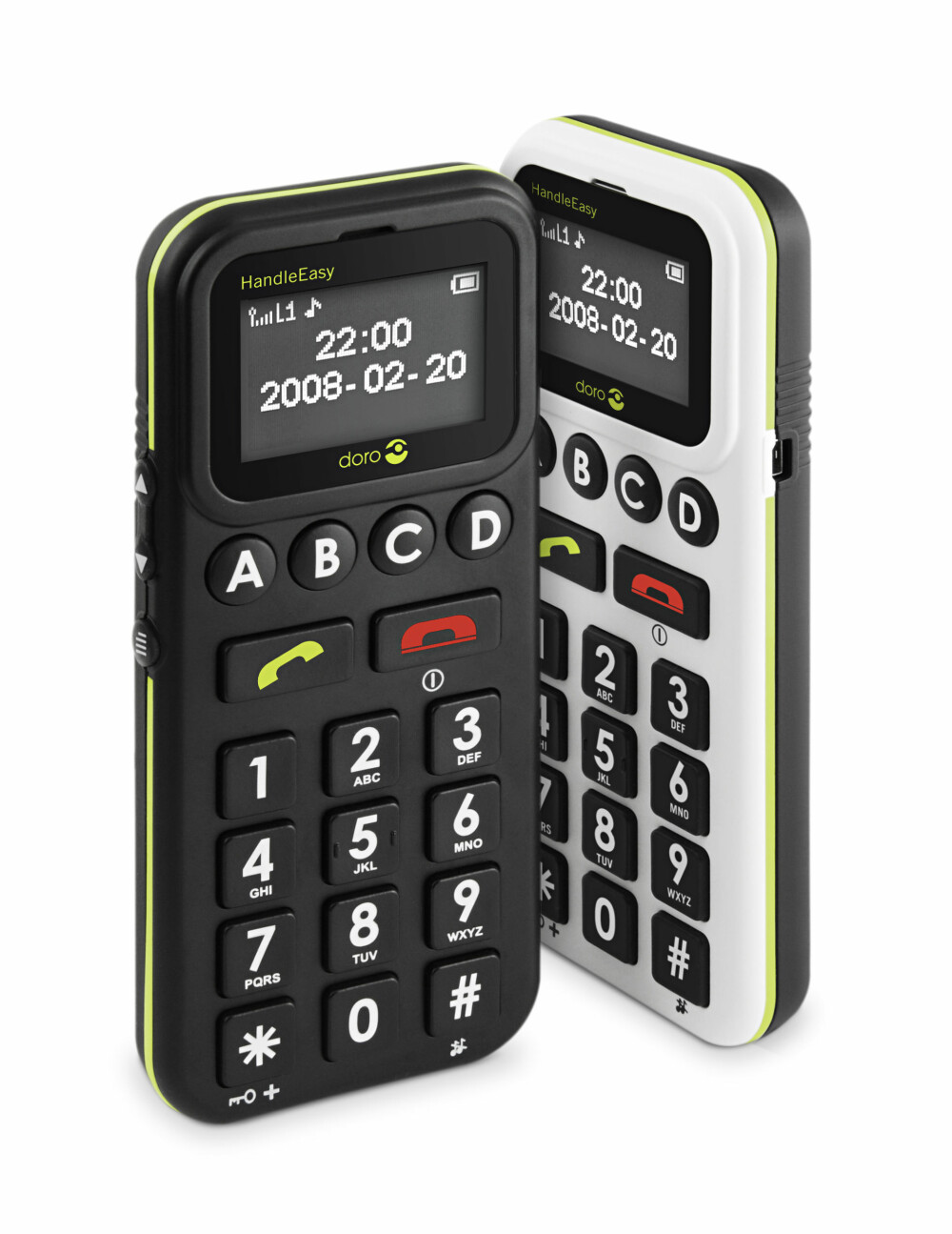 Seniortelefon med mulighet for å motta SMS. Doro HandleEasy 328gsm.