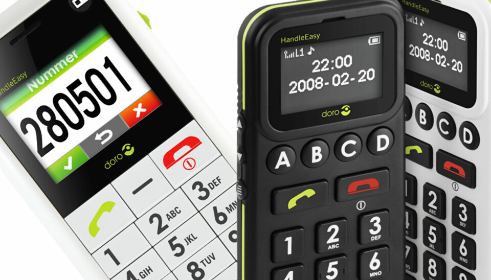 To nye seniortelefoner fra Doro