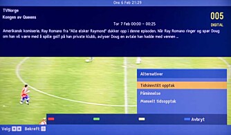SMARTLINK: Hvis du kobler til en kompatibel harddiskopptager, kan du planlegge TV-opptak direkte fra programguiden. SMARTLINK: Hvis du kobler til en kompatibel harddiskopptager, kan du planlegge TV-opptak direkte fra programguiden.