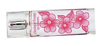 SOMMERDUFT: Happy in bloom er en blomstrete og feminin duft. Pris 385 (50 ml)