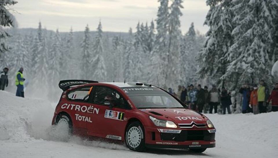 Loeb imponerte ikke og kjørte av veien to ganger.
