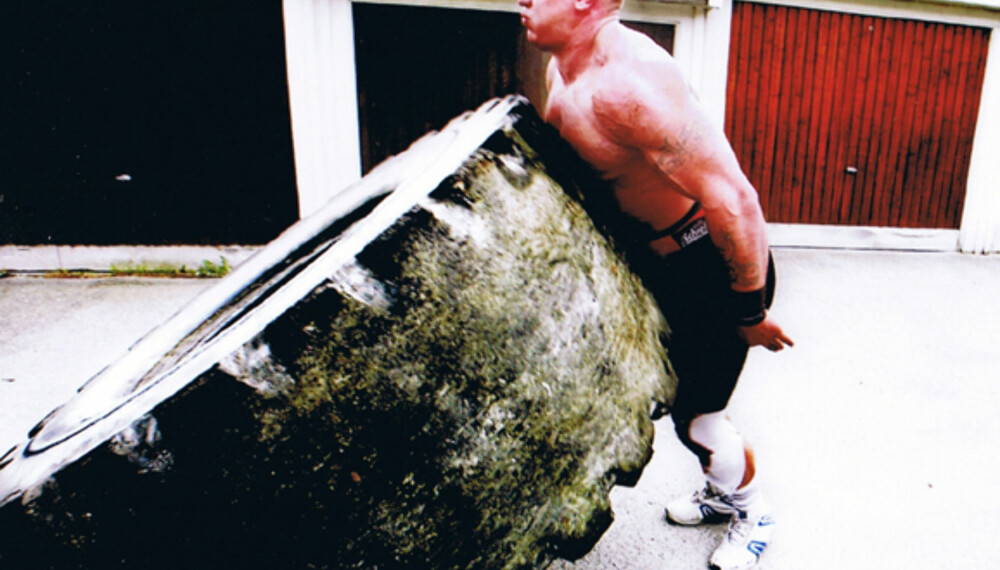 Diger og knallsterk. Arild Haugen skal bli verdens sterkeste mann. Privat foto
