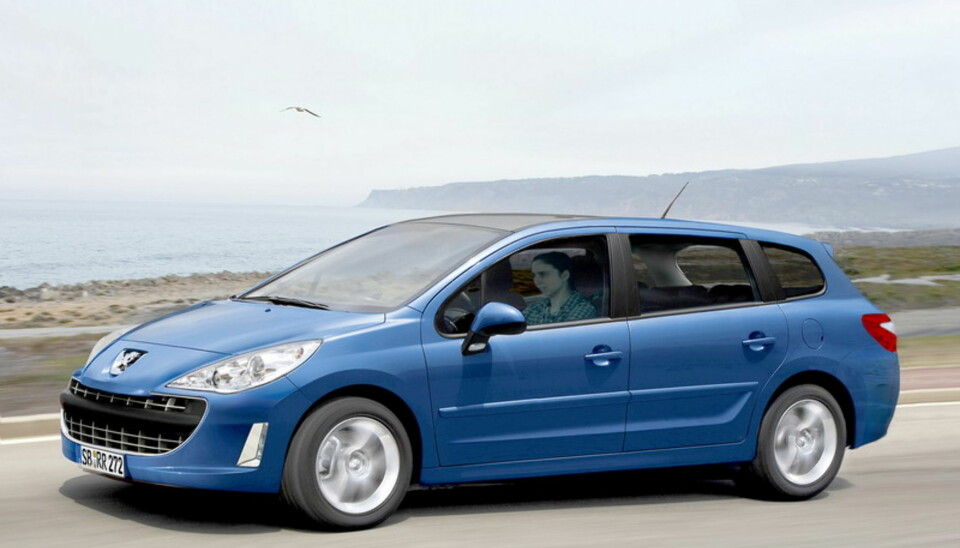 Slik antar våre kilder at Peugeot 308 SW blir seende ut. Foto: Automedia