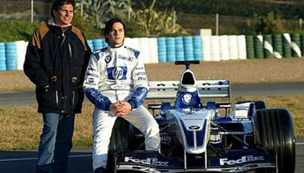 Far og sønn Piquet. Begge svært gode bak rattet, men pappa Piquet må lære seg å sette ned farten.