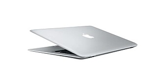 TYNN: På det tykkeste er MacBook Air bare 1,9 cm tykk. TYNN: På det tykkeste er MacBook Air bare 1,9 cm tykk.