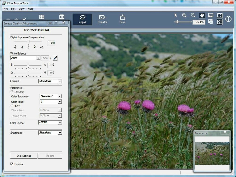 CANON: Programmet «RAW Image Task» følger med speilreflekskameraene til Canon, og kan brukes til å gjøre enkle operasjoner på RAW-filer.